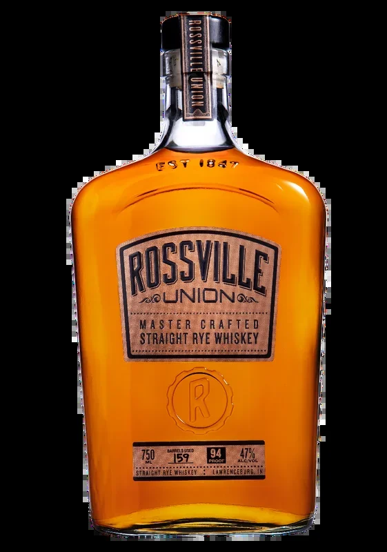 ROSSVILLE UNION WHISKEY RYE MASTER CRAFTED INDIANA 750ML
