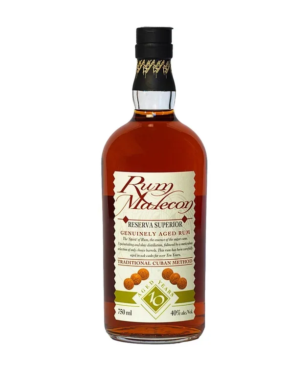 RUM MALECON RUM RESERVE SUPERIOR PANAMA 10YR 750ML