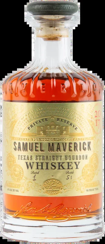 Samuel Maverick Private Reserve Straight Bourbon Whiskey