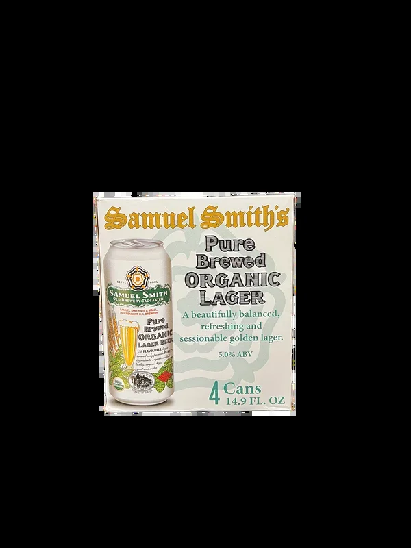 Samuel Smiths Organic Lager 4 Pack Cans