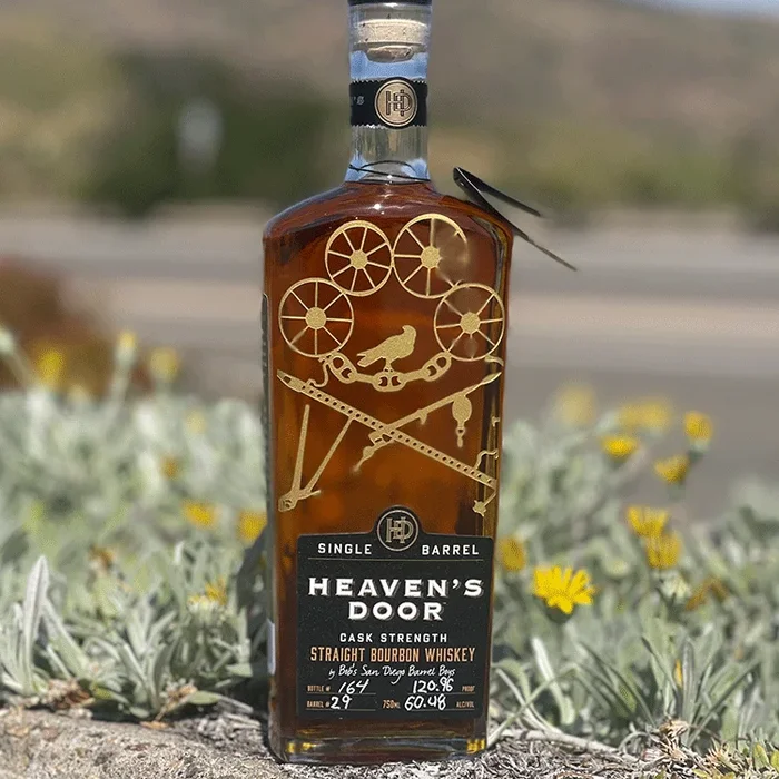 San Diego Barrel Boys Heaven’s Door Cask Strength Bourbon Whiskey