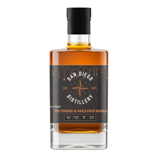 San Diego Distillery Maple Syrup Rye Bourbon