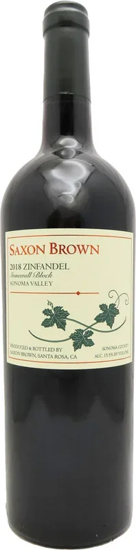 Saxon Brown Zinfandel Stonewall Block 2018 750ml
