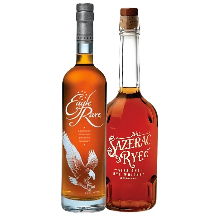 Sazerac Rare Bundle: Eagle Rare Bourbon 700ml & Sazerac Rye
