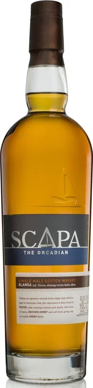 SCAPA THE ORCADIAN GLANSA SCOTCH SINGLE MALT GLANSA 750ML