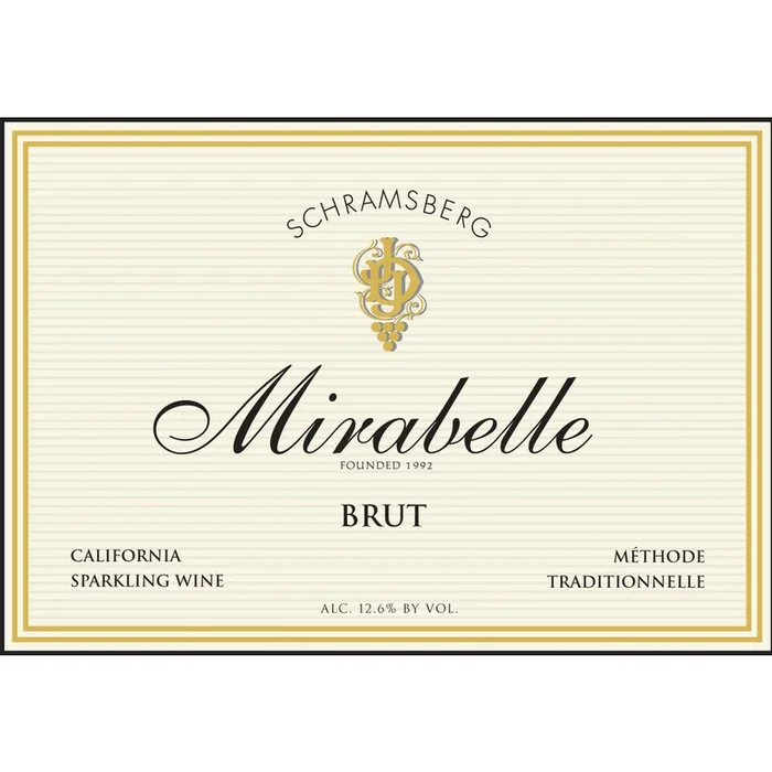 Schramsberg Mirabelle North Coast Brut Sparkling Blend 750ml