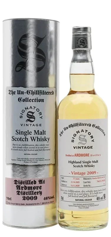 Signatory Ardmore 2009 11 Year Old Single Barrel Single Malt Whisky 700ml