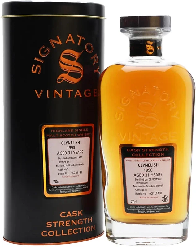 Signatory Vintage Clynelish 1990 31 Year Old Single Malt Whiskey 750ml