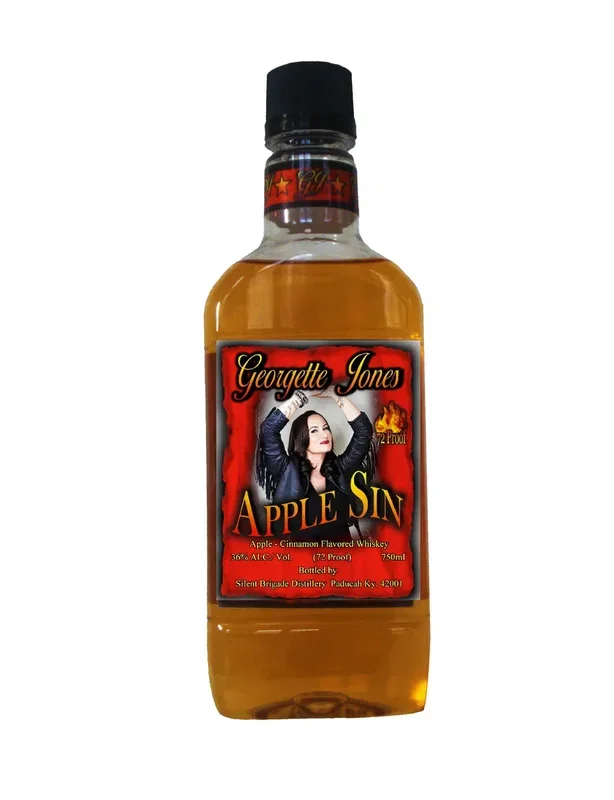 Silent Brigade Georgette Jones Apple Sin Apple Cinnamon Whiskey 750ml