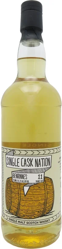 Single Cask Nation Benrinnes 11 Year Old Single Malt Whisky 2011 750ml