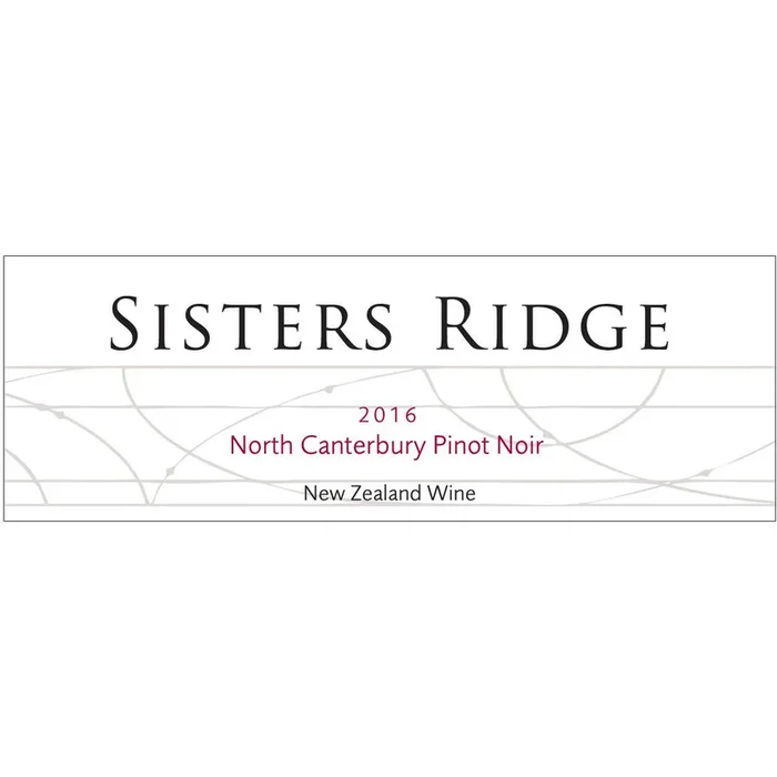 Sisters Ridge North Canterbury Pinot Noir 750ml