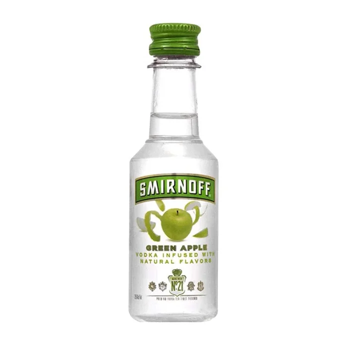 Smirnoff Green Apple Flavored Vodka Mini Shot 50ml