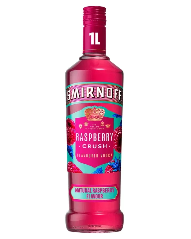 Smirnoff Raspberry Crush Vodka, 1 L