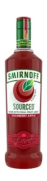 SMIRNOFF SOURCE VODKA CRANBERRY APPLE GLUTEN FREE 750ML