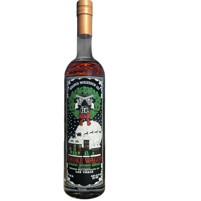 Smoke Wagon Straight Bourbon Christmas 2023 750ml