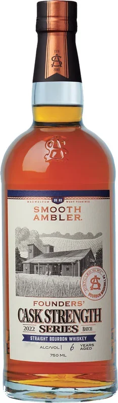 Smooth Ambler Founder’s Cask Strength Series Straight Bourbon Whiskey 750ml