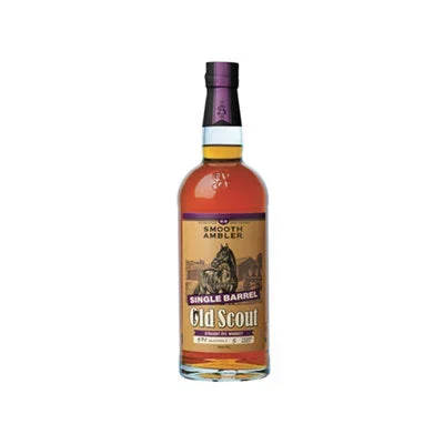 Smooth Ambler Straight Rye Whiskey Old Scout Rye Single Barrel Cask Strength 3 Yr 121.2 750ML