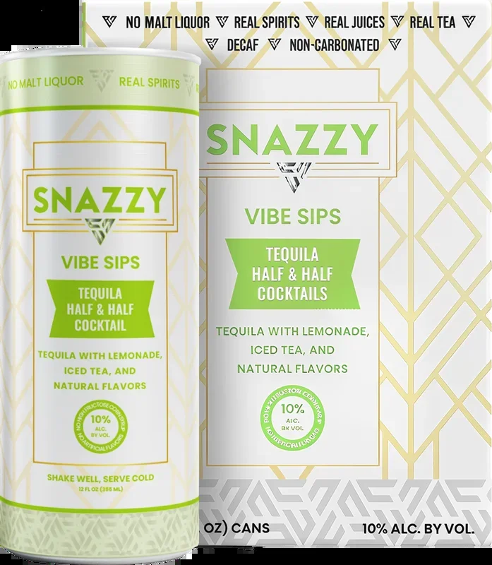 Snazzy’s Half & Half Tequila Cocktail (355mL)
