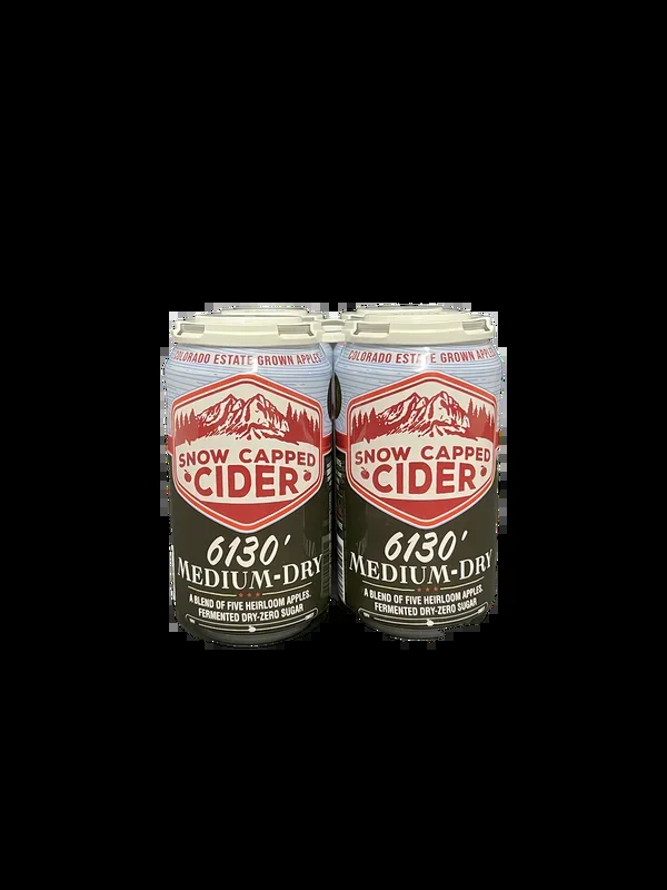 Snow Capped Cider 6130 Medium Dry 4 Pack Cans