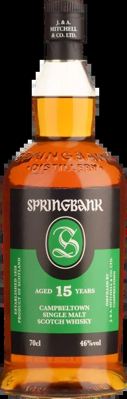 Springbank 15 Year Old Single Malt Scotch Whisky (700mL)