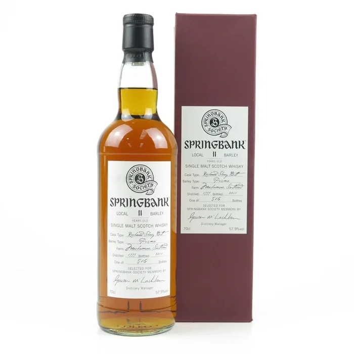 Springbank 1999 Society Bottling Local Barley 11 Year Old