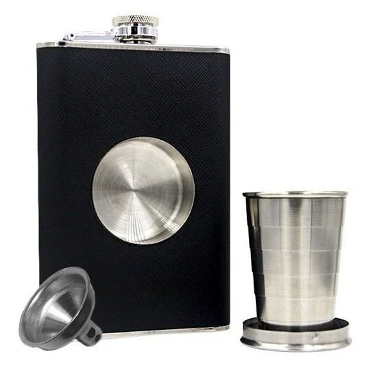 Stainless Steel Flagon Flask