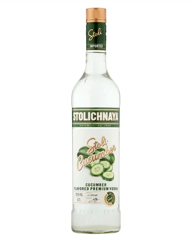 Stolichnaya Cucumber Vodka, 70 cl