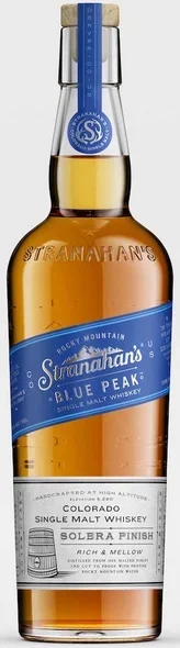 Stranahan’s Blue Peak Solera Finish Colorado Malt Whiskey