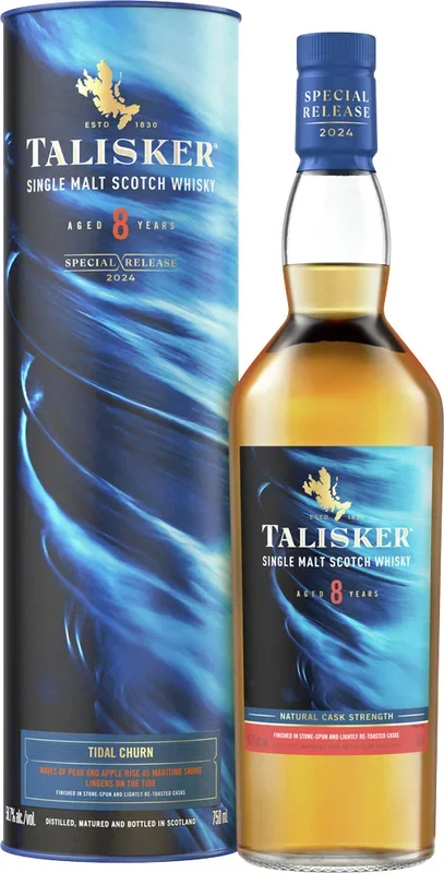 Talisker 8 Year Old Tidal Churn Special Release Single Malt Scotch Whisky 2024 750ml