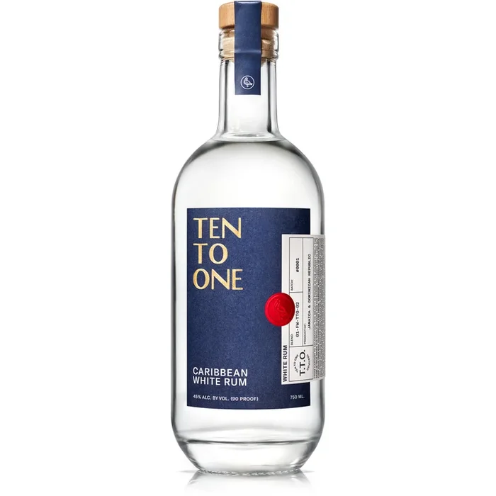 Ten To One White Rum 90 Proof