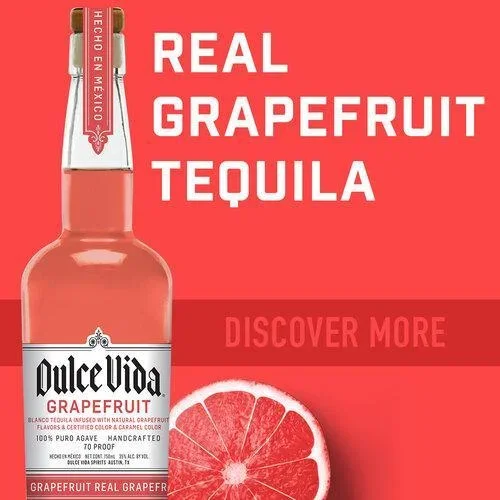 Tequila Dulce Vida 750ml Grapefruit