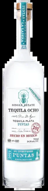 TEQUILA OCHO TEQUILA PLATA SINGLE ESTATE PUNTAS DISTILLERS CUT OVERPROOF 750ML