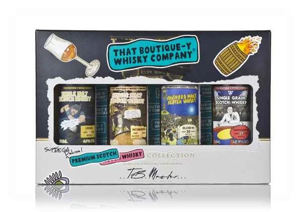 That Boutique-y Company Premium Scotch Collection Gift Set (4 x 5cl) Whisky | 200ML