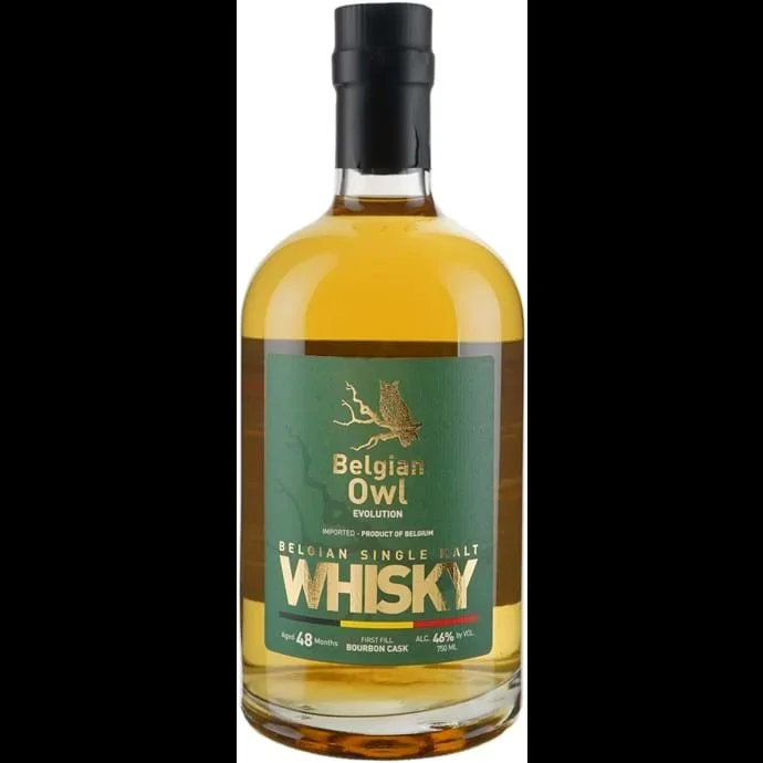 The Belgian Owl Evolution 4 year Old Belgian Single Malt Whiskey