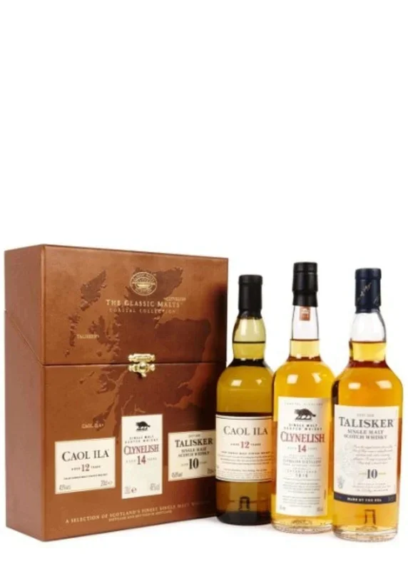 The Classic Malts Coastal Collection: Caol Ila, Clynelish, Talisker (3 x 200ml)