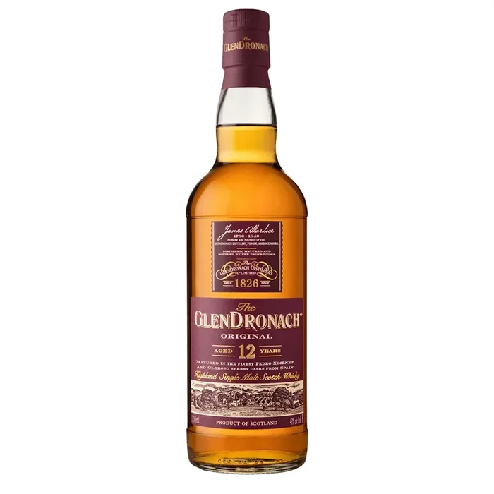 The GlenDronach 12 Year Old Single Malt Scotch Whiskey