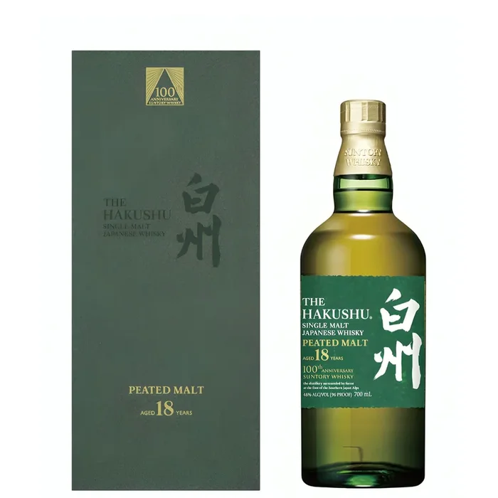 The Hakushu 18 Yr Peated Malt 100th Anniversary Limited Edition 700ml