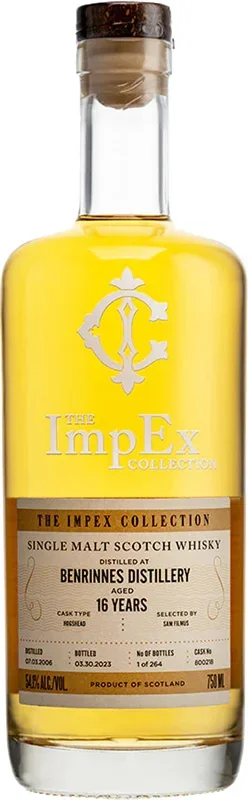 The ImpEx Collection Benrinnes Distillery 2006 16 Year Old 750ml
