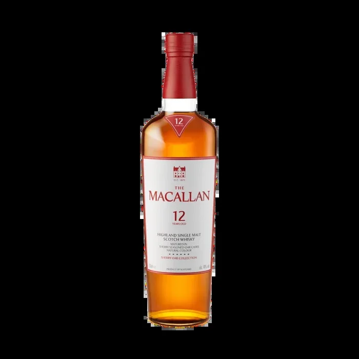 The Macallan 12 Year Old Sherry Oak Cask Highland Single Malt Scotch Whisky