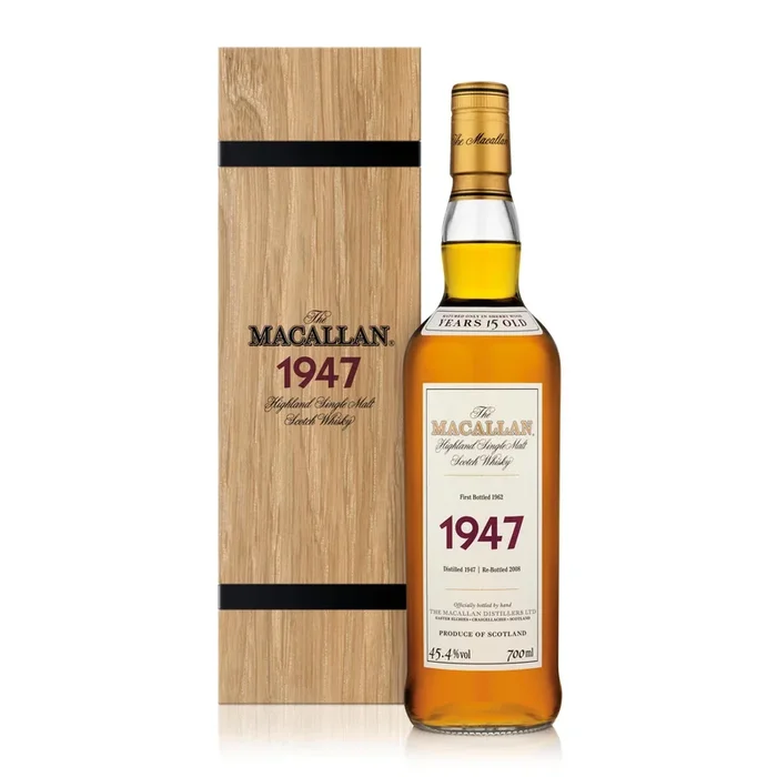 The Macallan Fine & Rare 1947 Vintage Single Malt Scotch Whiskey