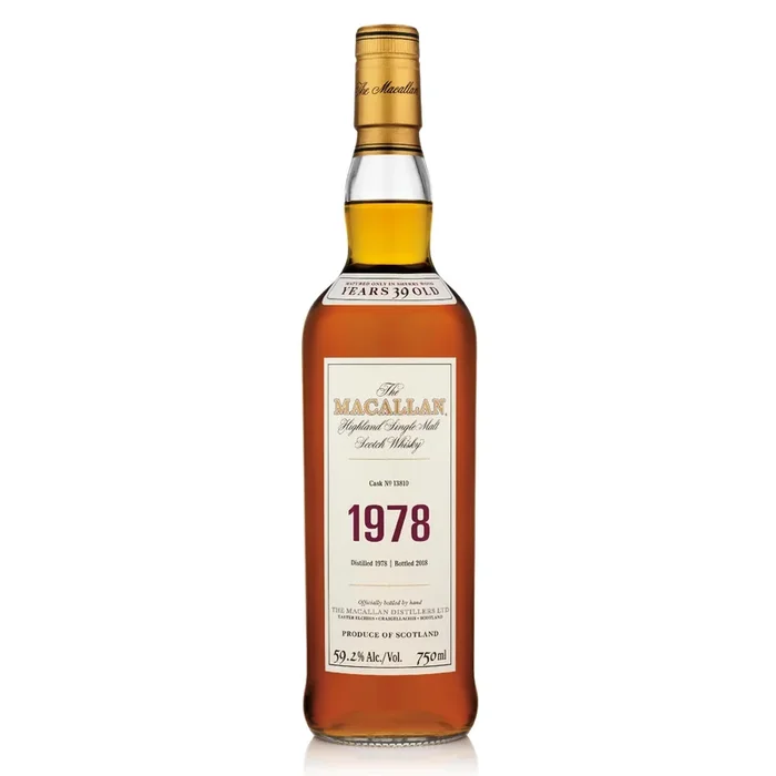 The Macallan Fine & Rare 1978 Vintage, Cask 13810 Single Malt Scotch Whiskey