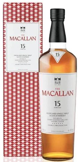 The Macallan Highland Single Malt Scotch Whisky 15 Years Old Double Cask