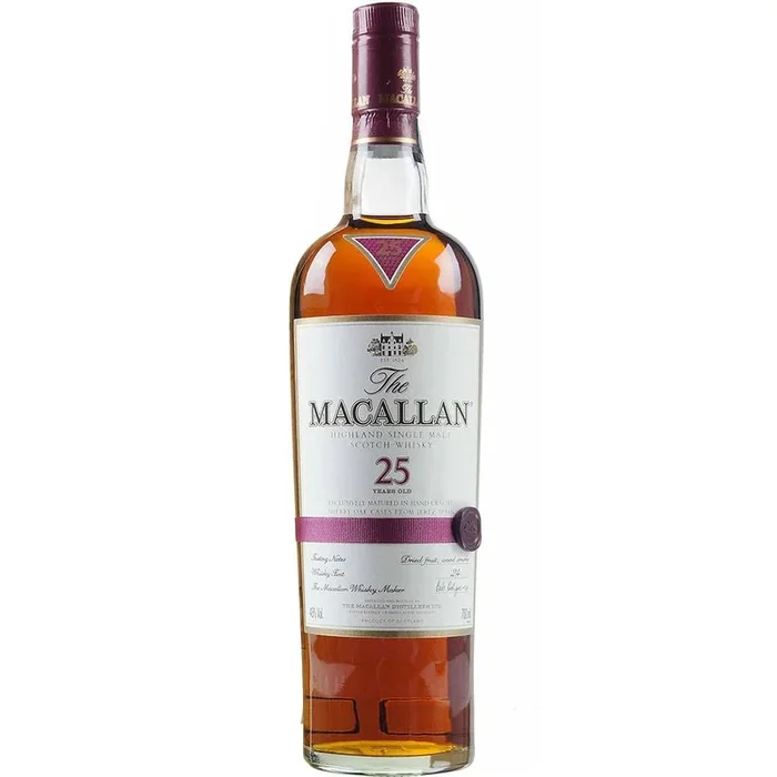 The Macallan Sherry Oak 25 Years Old Highland Single Malt Scotch Whisky