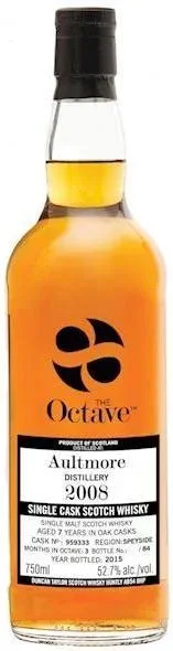 The Octave Aultmore 8 Year Old 2008 750ml