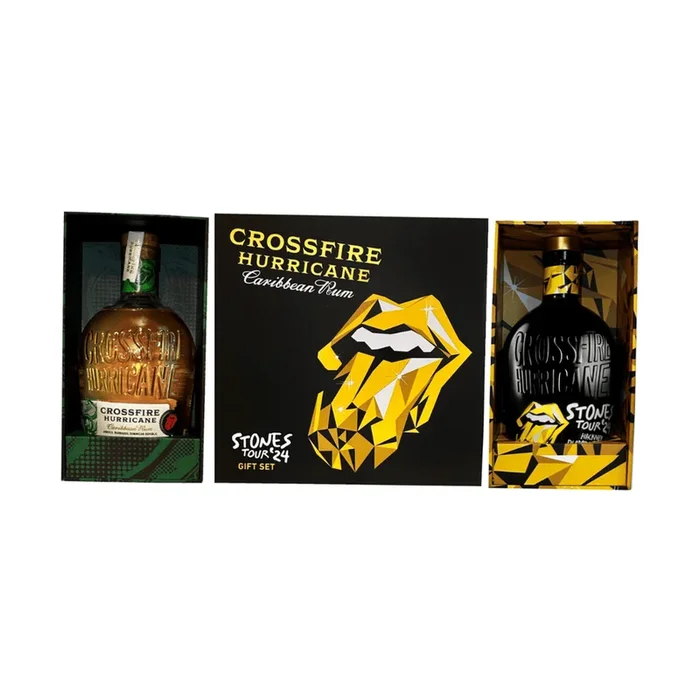 The Rolling Stones’ Crossfire Hurricane Rum Gift Set