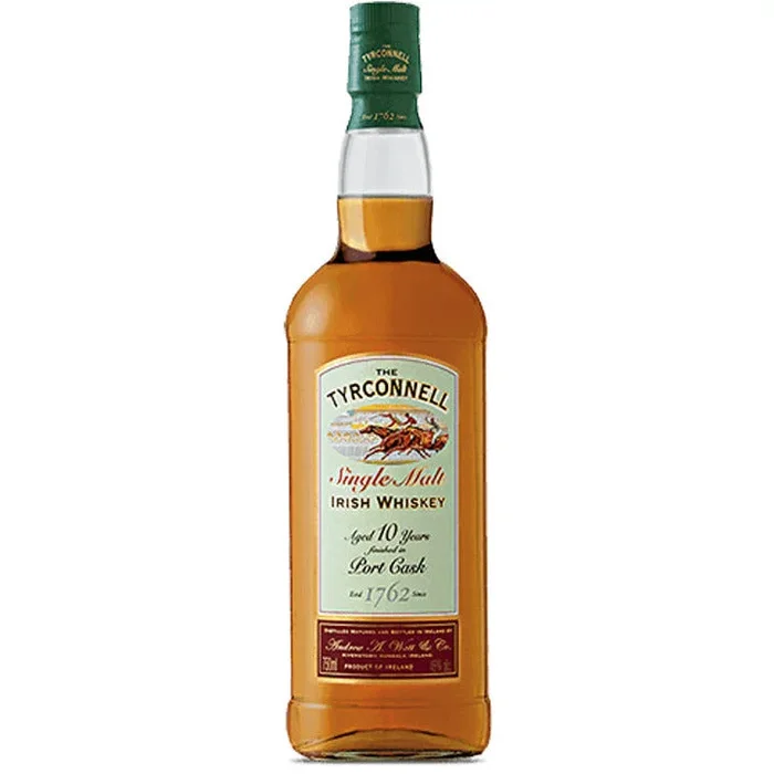 The Tyrconnell Single Malt Irish Whiskey Port Cask Finish 10 Yr