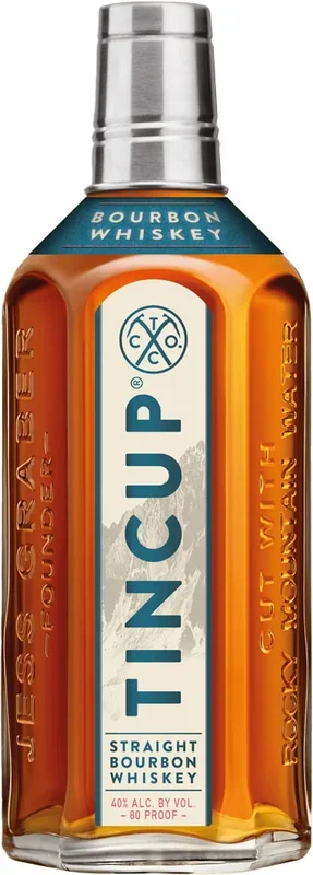 Tin Cup Straight Bourbon Whiskey 750ml