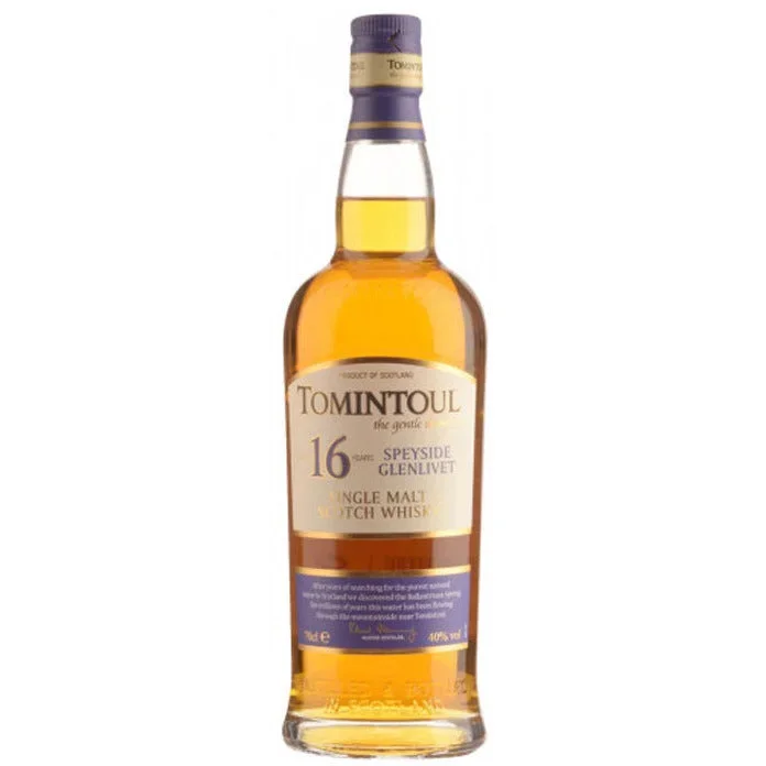 Tomintoul 16 Year Old Speyside Glenlivet Single Malt Scotch Whisky