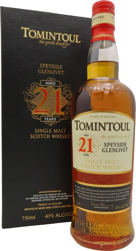 Tomintoul Single Malt Scotch 21 Year Old 750ml