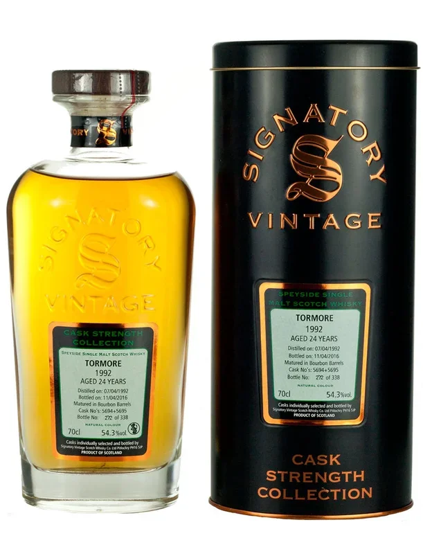 Tormore 24 Year Old 1992 Signatory